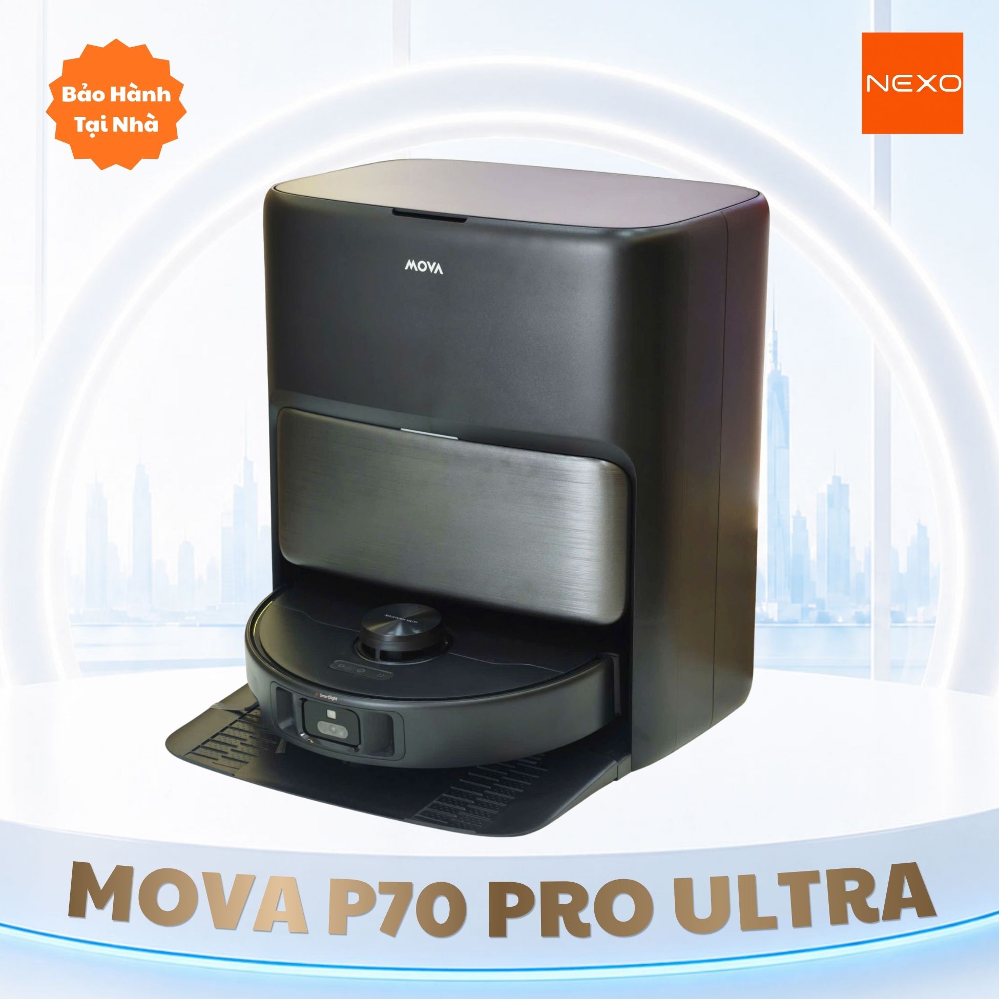 Robot hút bụi lau nhà Mova P70 Pro Ultra – Hàng Chính Hãng