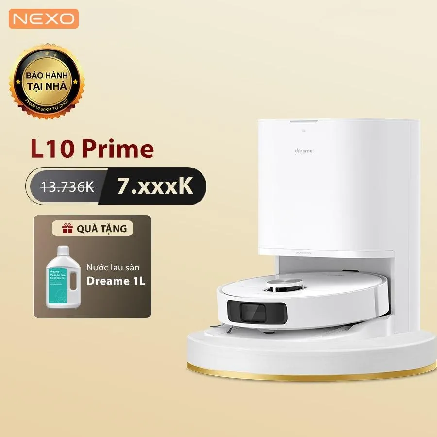 Robot Hút Bụi Lau Nhà Dreame L10 Prime
