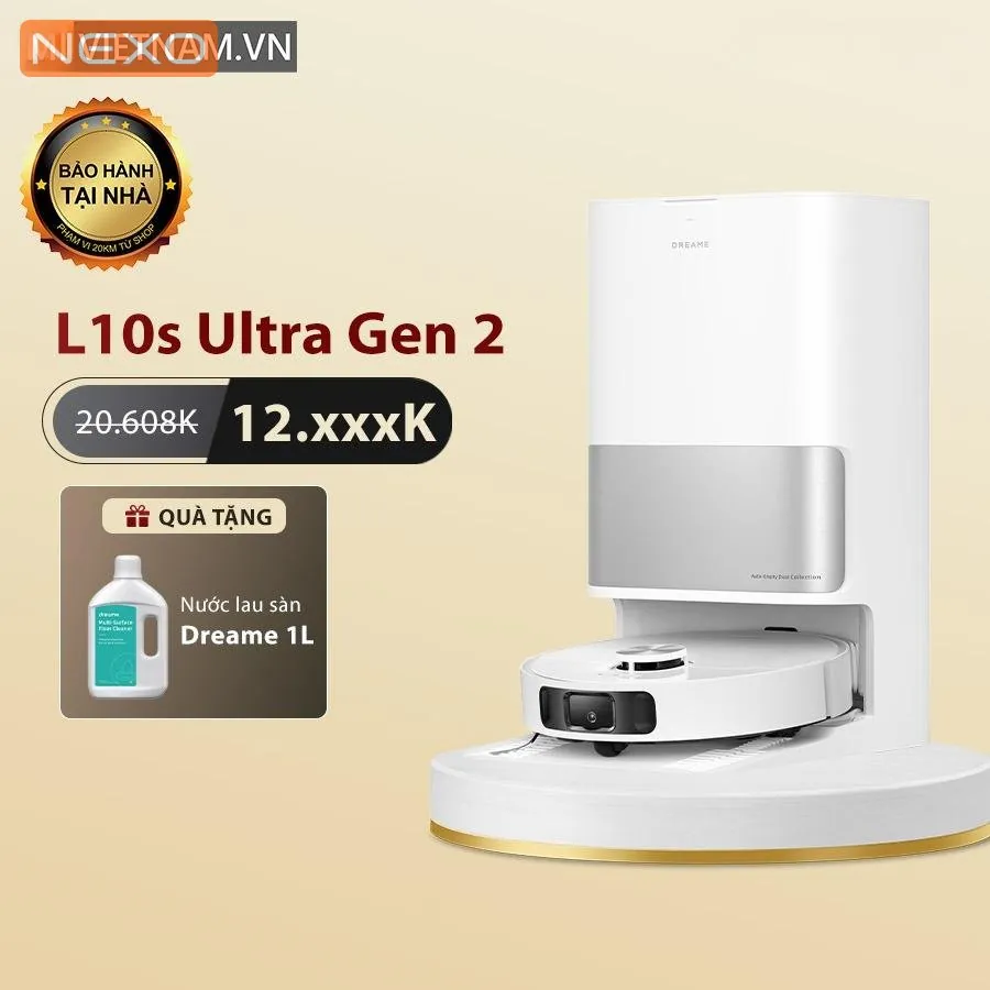 Robot hút bụi lau nhà Dreame L10s Ultra Gen 2 – Bản Quốc Tế