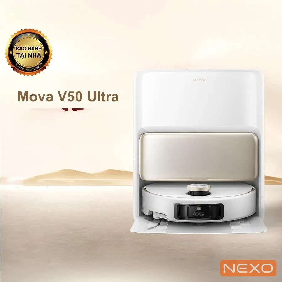 Robot hút bụi lau nhà Mova V50 Ultra – Hàng Chính Hãng
