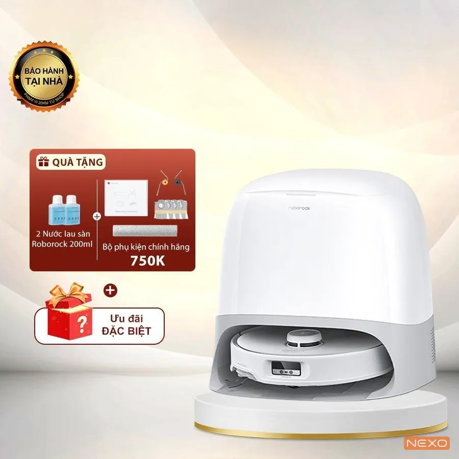 Robot hút bụi lau nhà Roborock Qrevo Curv 2 Flow – Bản Quốc Tế